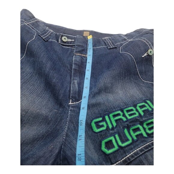 Vtg Marithe Francois Girbaud Jean Men 34 Blue Y2K Embroidered Baggy Hot Boy Taxi - Picture 8 of 13